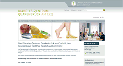 Desktop Screenshot of diabeteszentrum-quakenbrueck.de