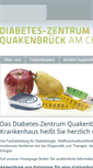 Mobile Screenshot of diabeteszentrum-quakenbrueck.de